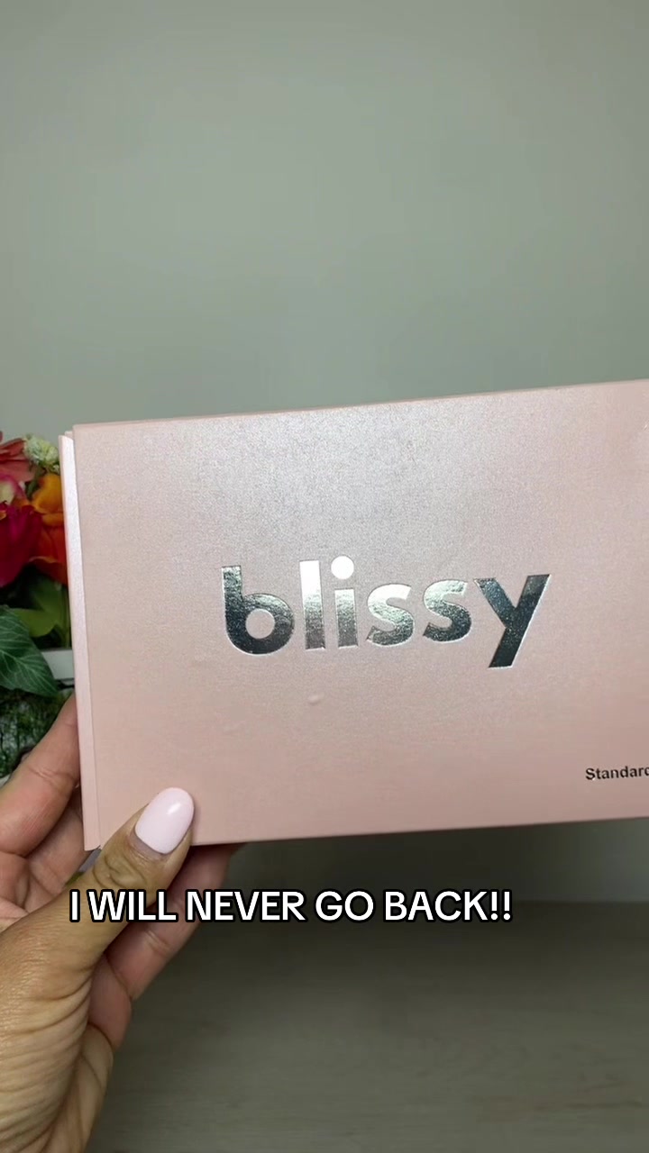 TikTok post by @mamahnc3 for Blissy. Caption reads: [...] #mulberrysilk #pillowcase @Blissy Brand.