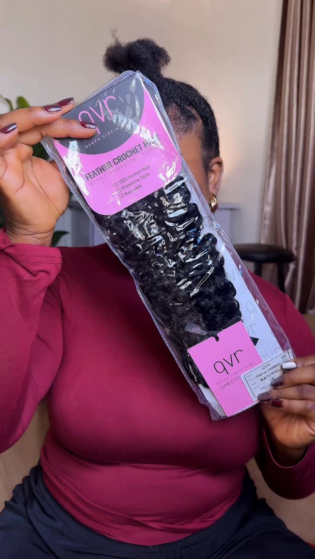 Instagram post by @salaam_______ for QVR Hair. Caption reads: [...] this look? 👇🏽 @qvr_hair #viralvideos....