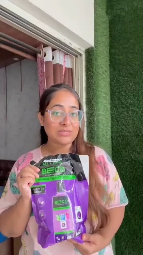 Instagram post by @_shairain_chak for Beco. Caption reads: [...] T-shirt? Not anymore! 🤭✨ Tried the Beco....