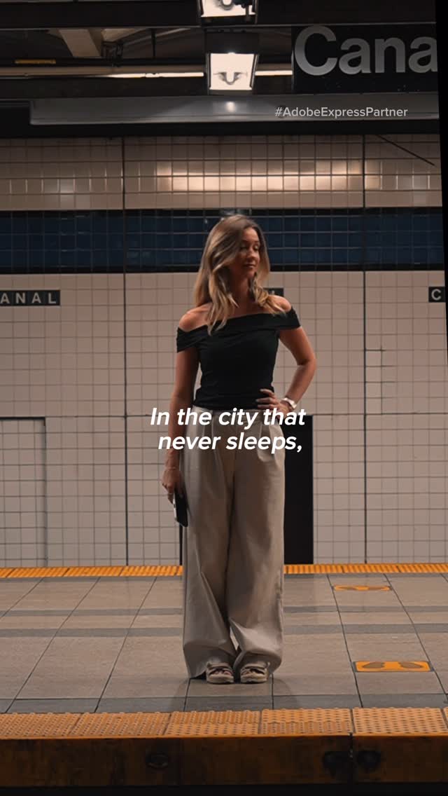 Instagram post by @piperphillips for Adobe. Caption reads: Ads- in a New York minute!! Had so much fun with....