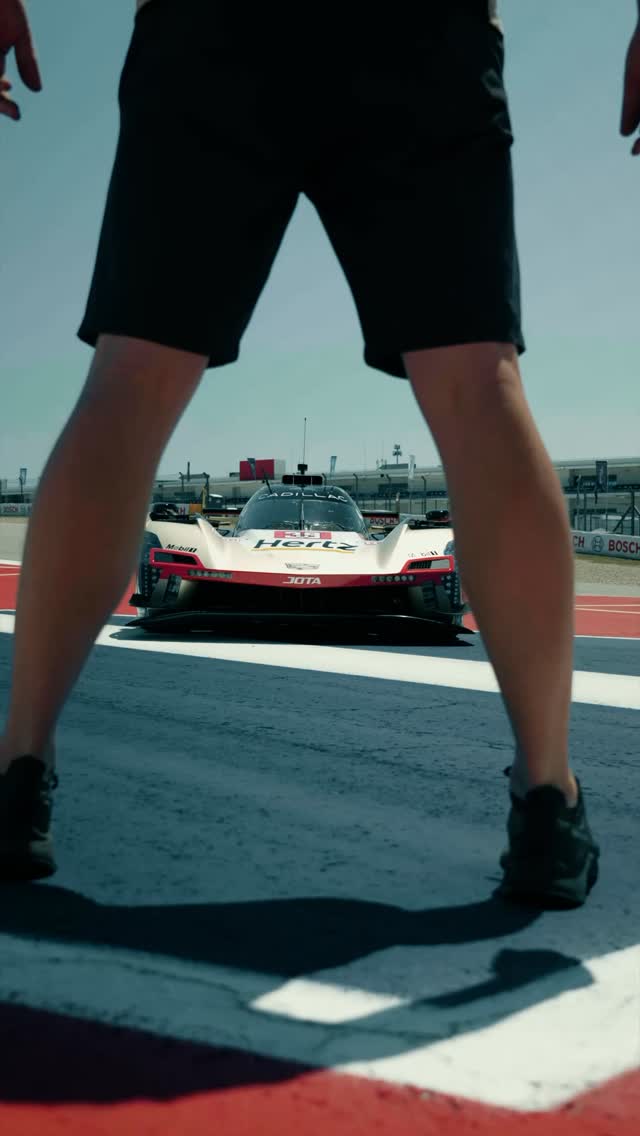 Instagram post by @jota_sport for Cadillac. Caption reads: Took on the rain at COTA. Next, we take on Fuji.....