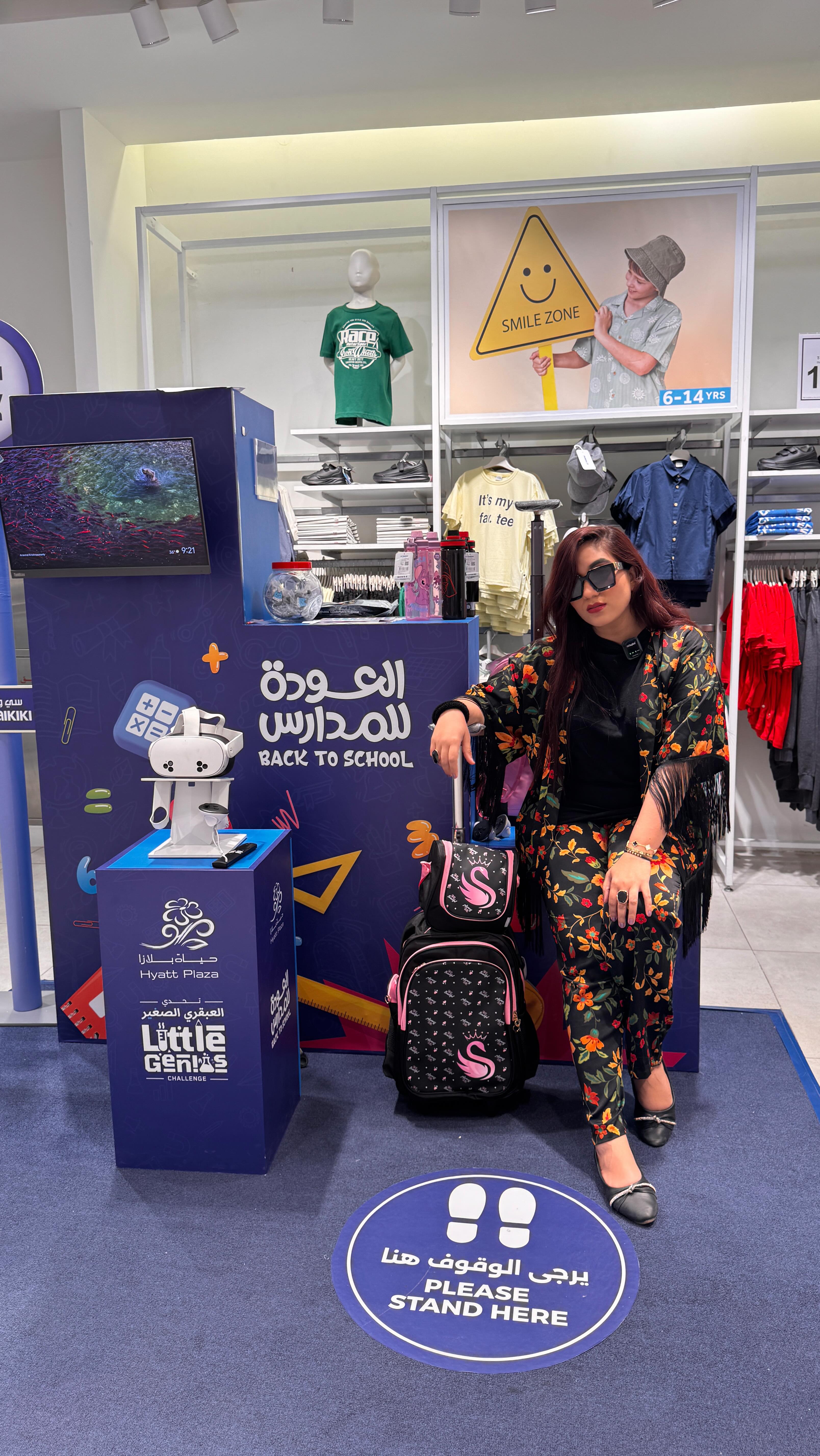 Instagram post by @sadafs_lifestyle_ for LC Waikiki. Caption reads: Getting ready for the new school year with LC....