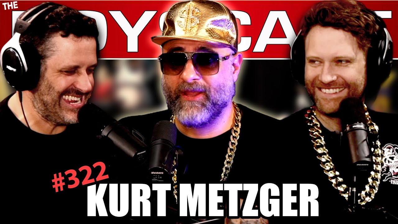 YouTube post by @THEBOYSCAST for hims. Caption reads: #322.