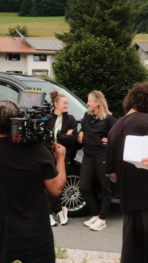 Instagram post by @franzi110394 for adidas TERREX. Caption reads: From a full season of battles…​ …to one final....