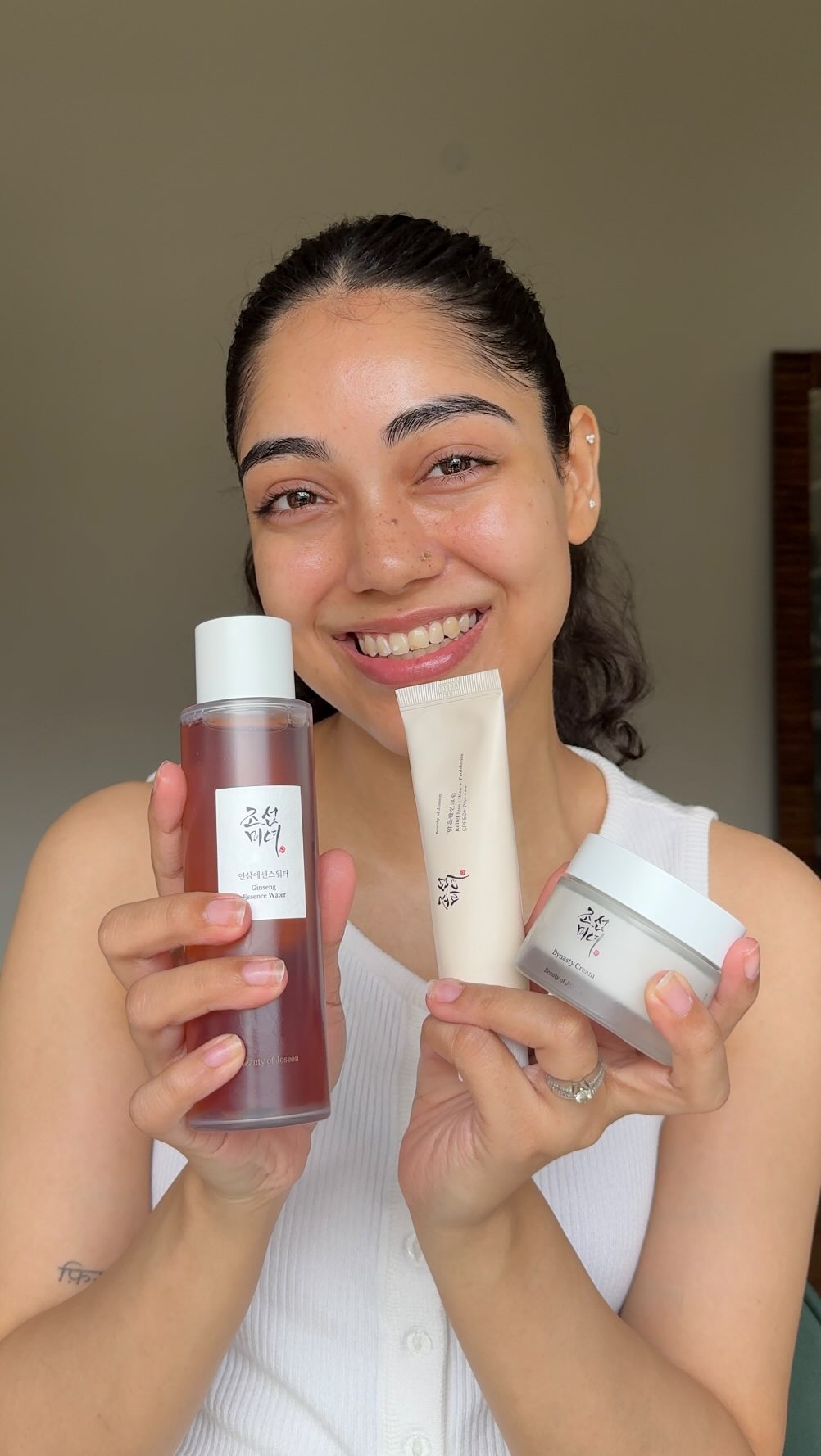 Instagram post by @skincarewithsom for Nykaa. Caption reads: Corporate girlies have everything sorted other....