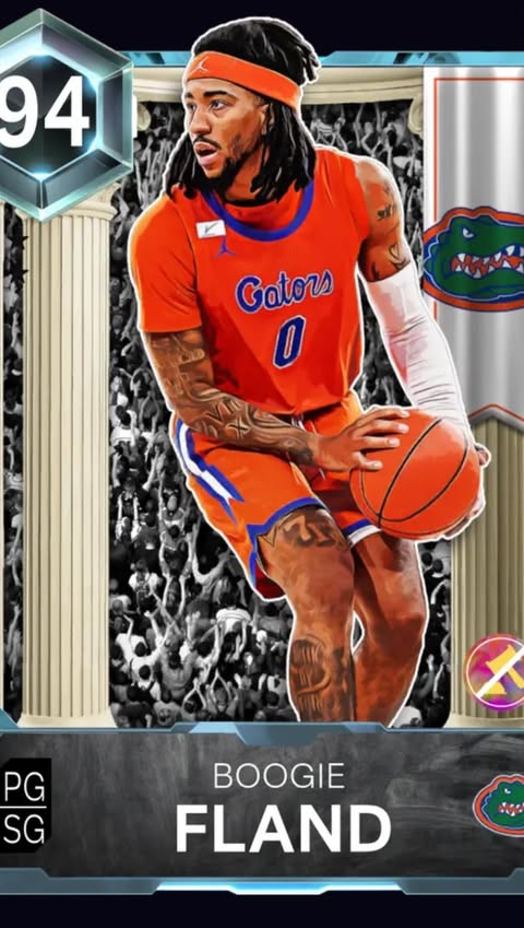 Instagram post by @boogieee for NBA 2K. Caption reads: Bringing that Swamp energy to @nba2k 🐊 Season 5....