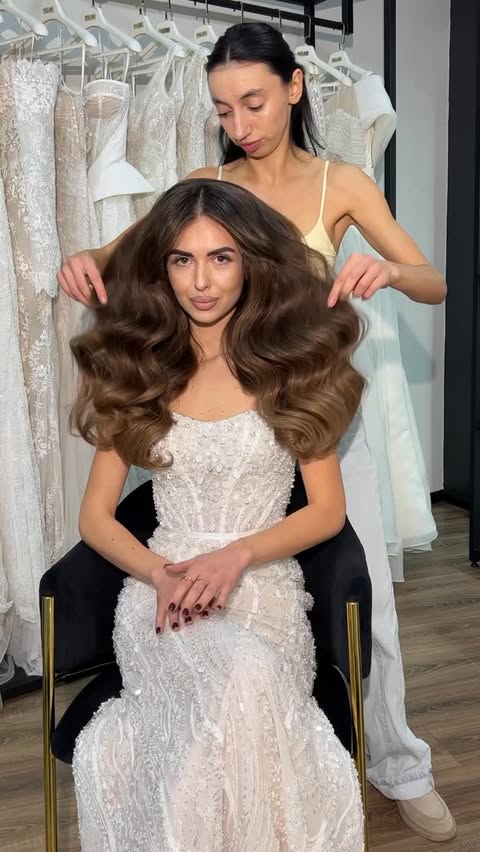 Instagram post by @ivankahuta_hair for Balmain. Caption reads: Wedding hair 2026😍
New styling @balmain.