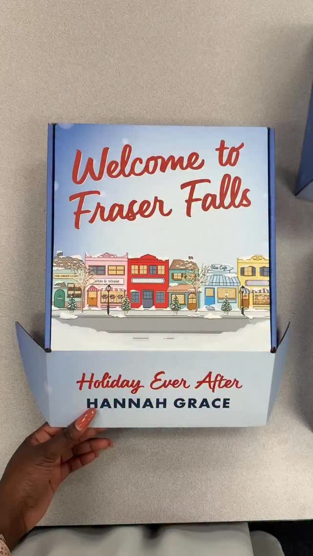 Instagram post by @hannahgraceauthor for Atria Books. Caption reads: ❄️✨GIVEAWAY✨❄️ 

get into the holiday spirit early....