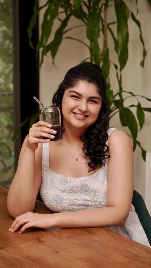 Instagram post by @anshulakapoor for OZiva. Caption reads: Skin in my 30s has one rule: consistency over....