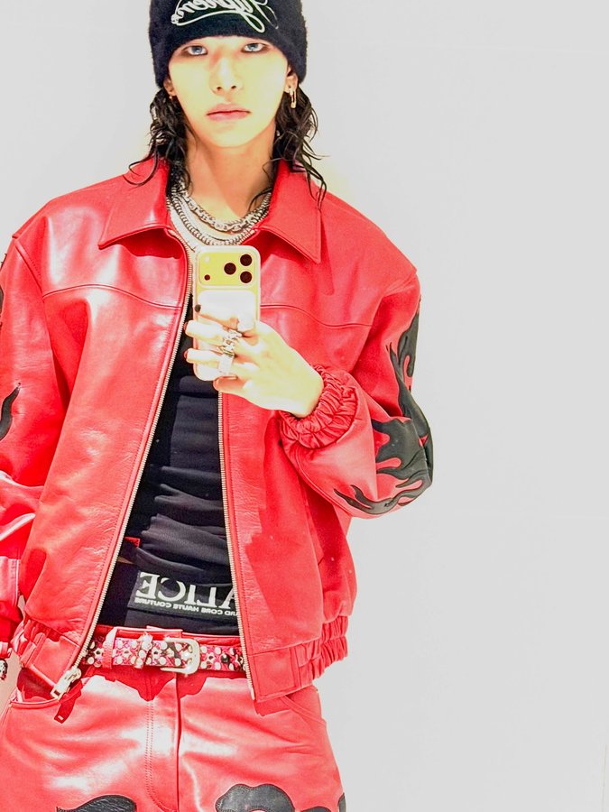 Instagram post by @tarzzan for Supreme. Caption reads: 👹.