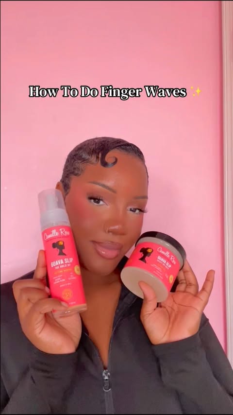 Instagram post by @therealdestinymarilyn for Camille Rose. Caption reads: [...] on Hold Gel = the perfect duo 💗....