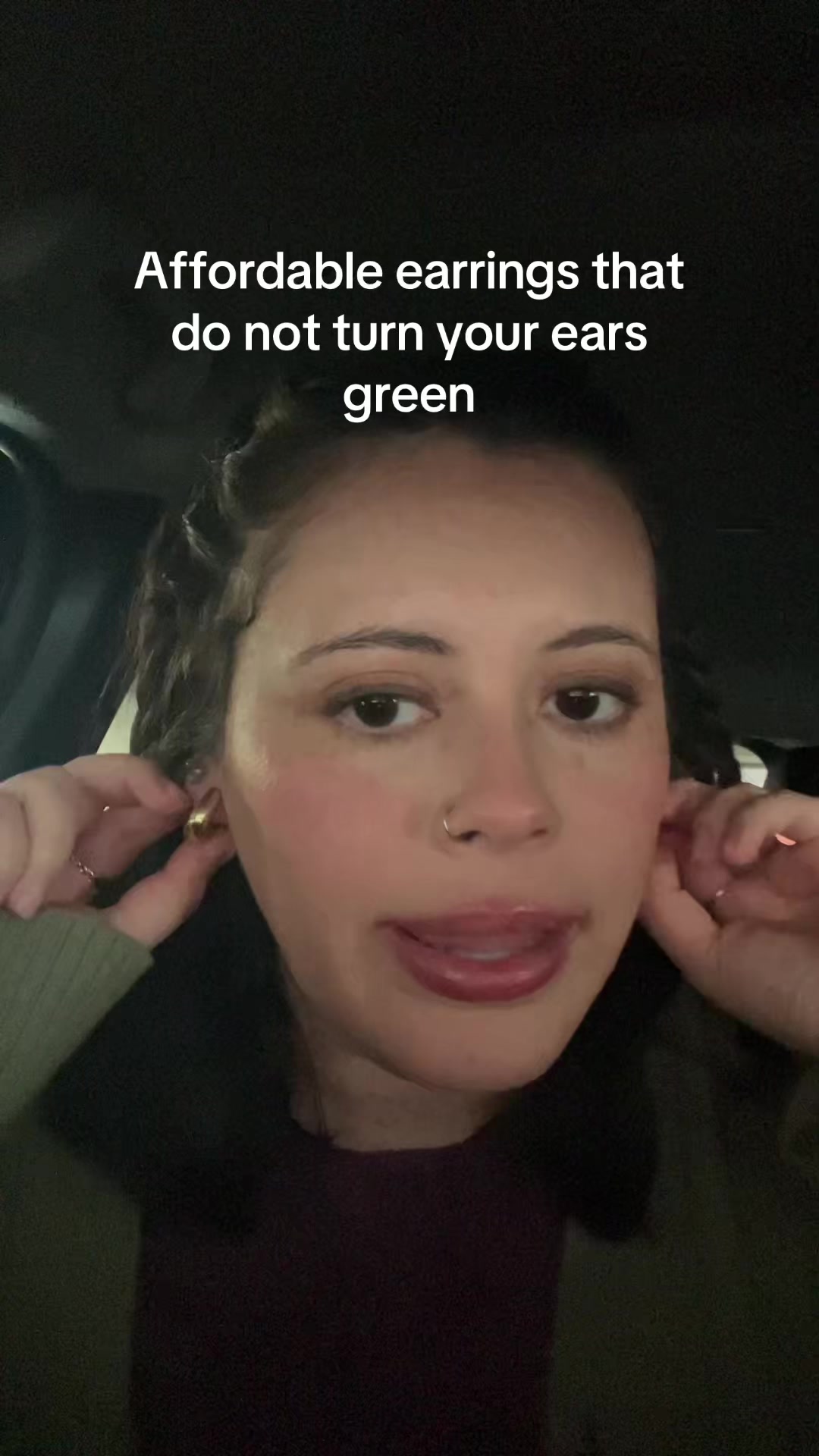 TikTok post by @villarvalerie for Pavoi. Caption reads: New jewelry alert @PAVOI #thegirlwhoanalyzes....