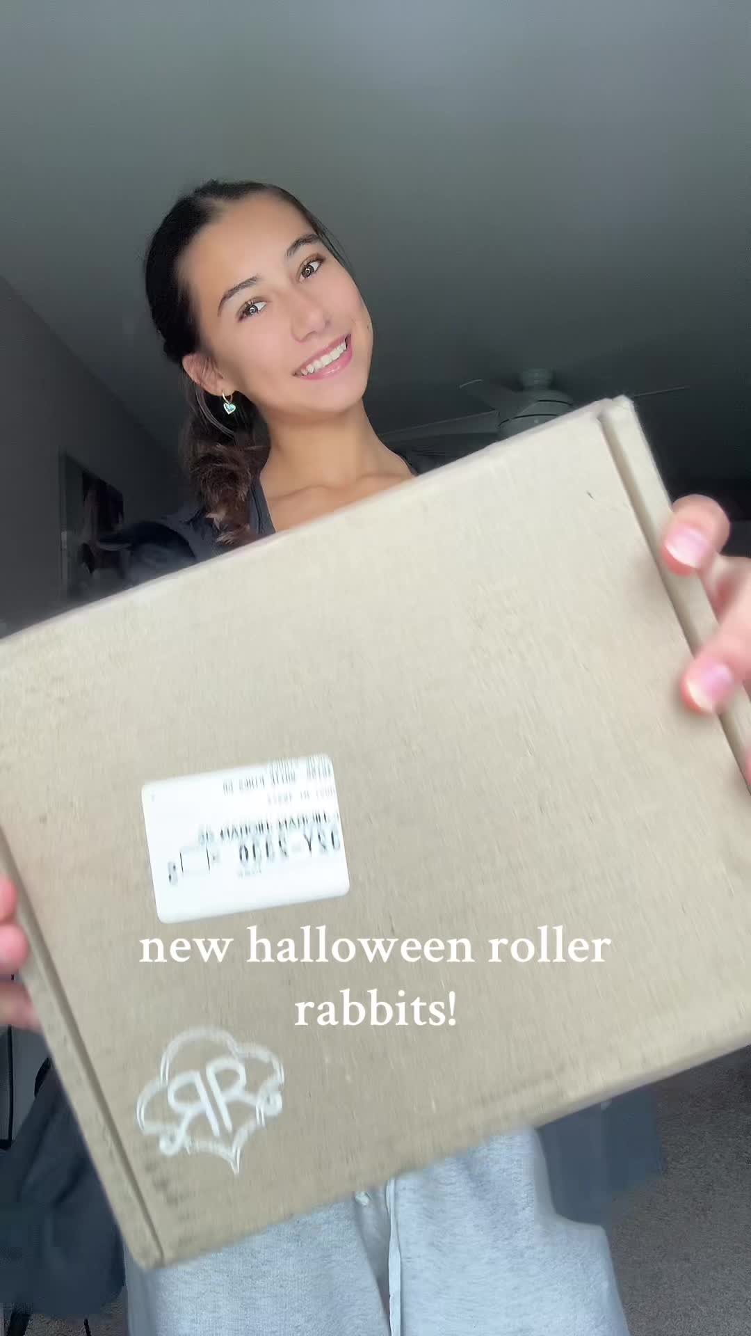 TikTok post by @chloerstanley for Roller Rabbit. Caption reads: i love them👻🎃 @Roller Rabbit....