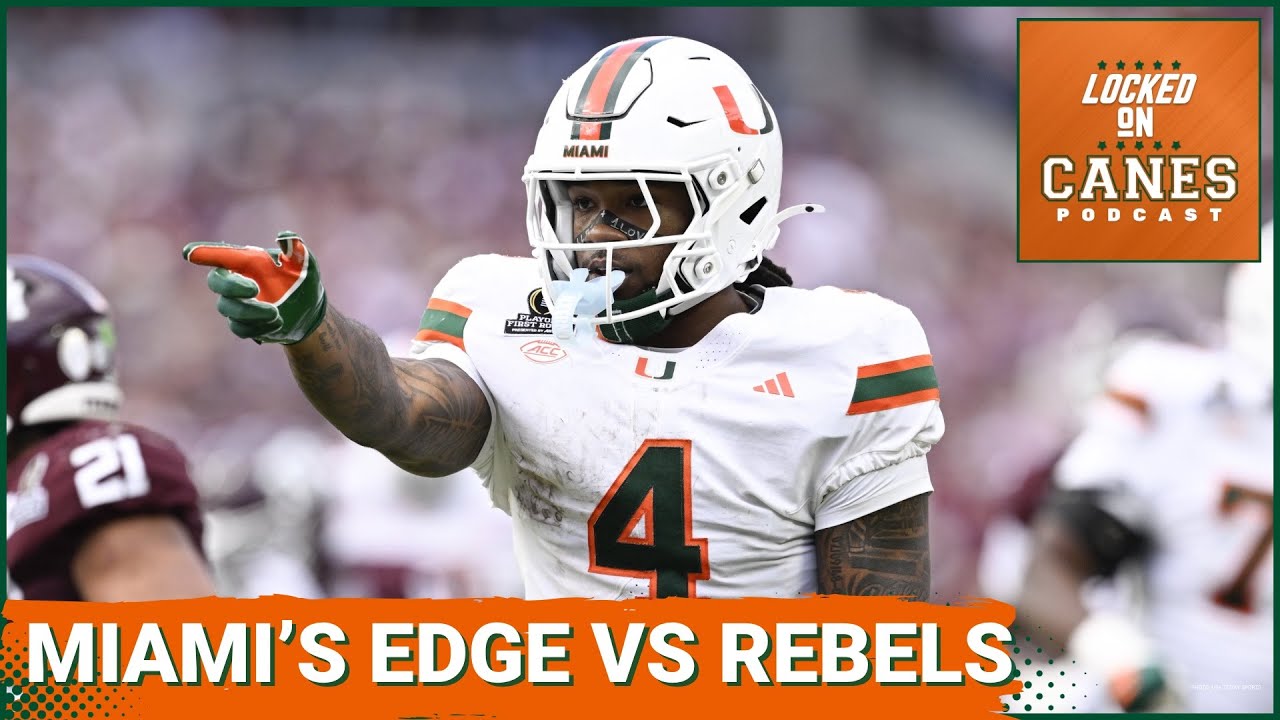 YouTube post by @LockedOnCanes for FanDuel. Caption reads: SHOCKER: Miami Hurricanes FAVORED In Surprise Ole....