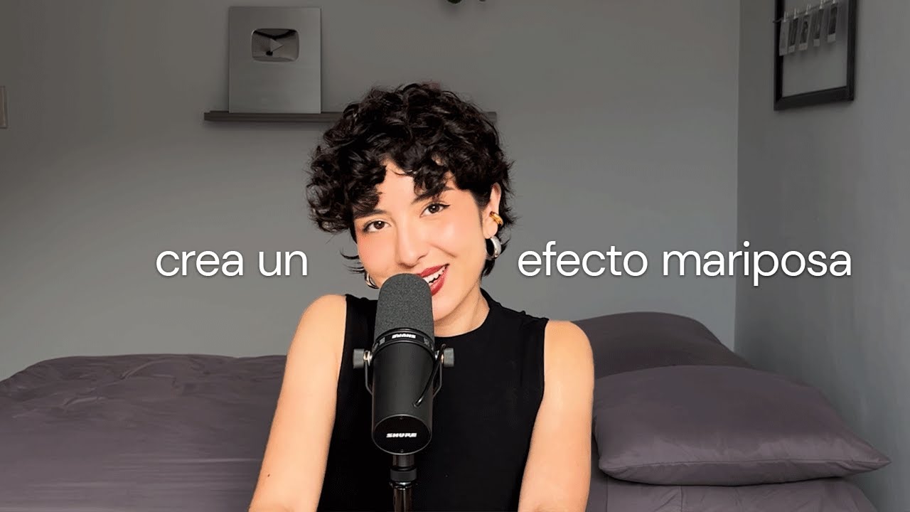 YouTube post by @myabarberi for Lingoda. Caption reads: 6 mini hábitos que hacen mi vida un poco más fácil.