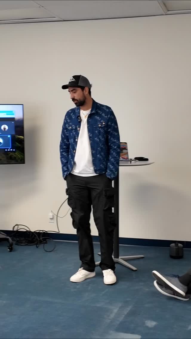 Instagram post by @cyrusandre for Scotch & Soda. Caption reads: Whether you’re taking a big leap or making small....