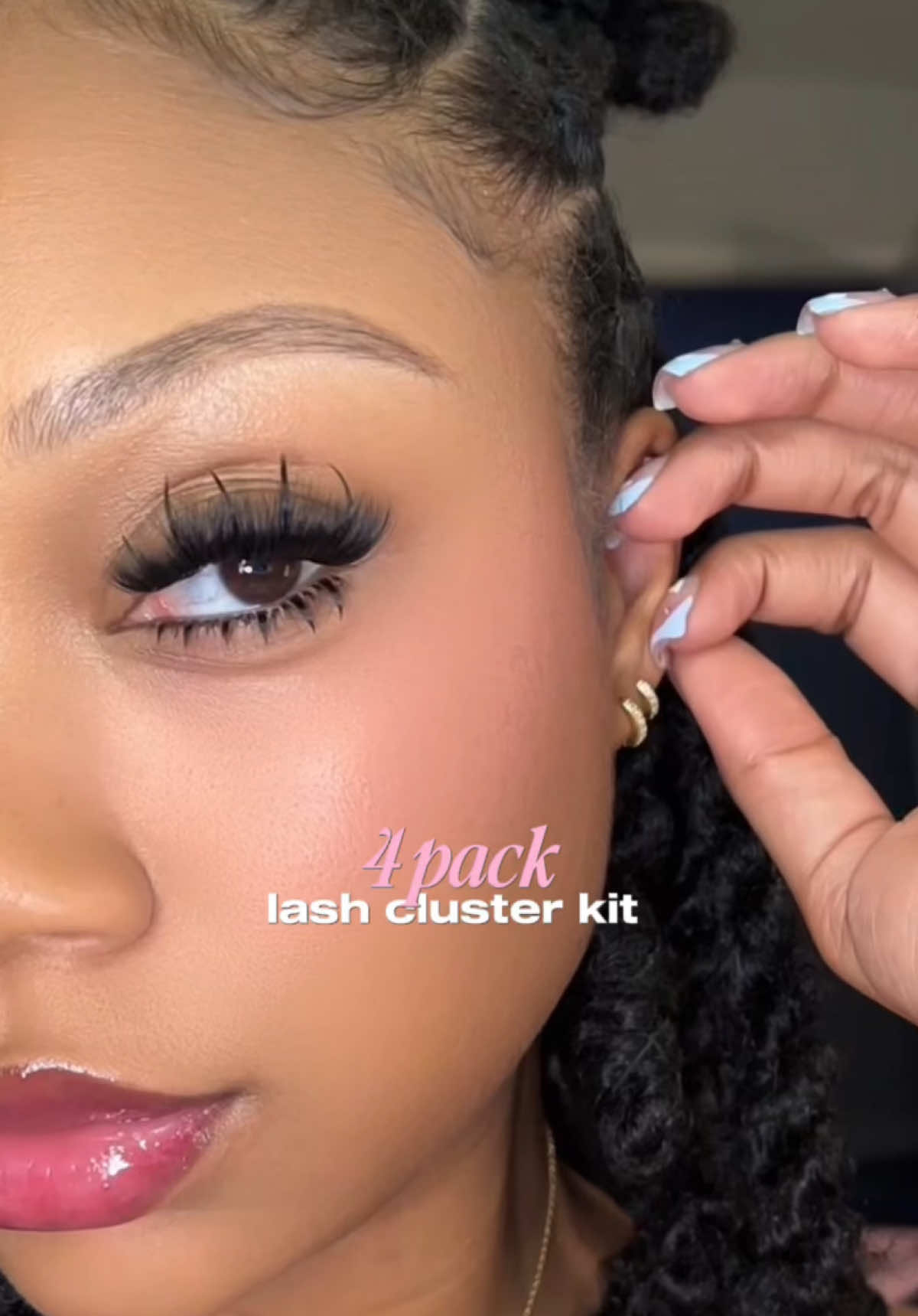 TikTok post by @aquariussed for Geeneiya Lashes. Caption reads: [...] #bottomlashes #lashmap #fyp • • @Geeneiya....