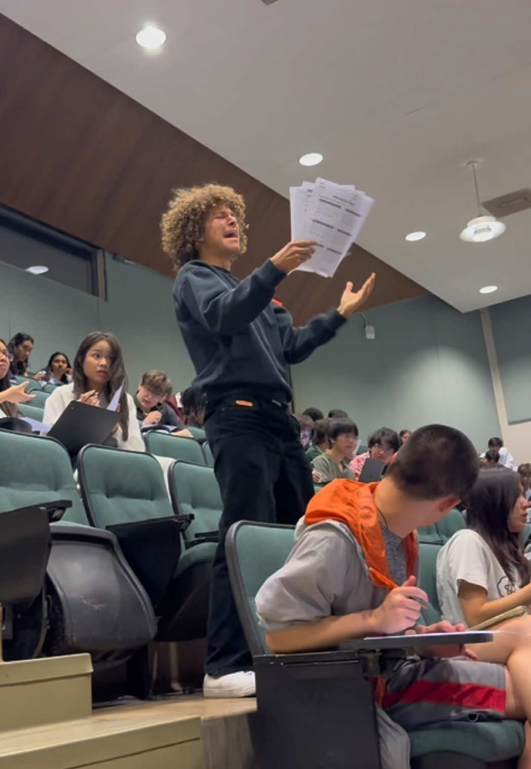 TikTok post by @juicy.jacobb for Gauth. Caption reads: Go to class with confidence during finals @Gauth....