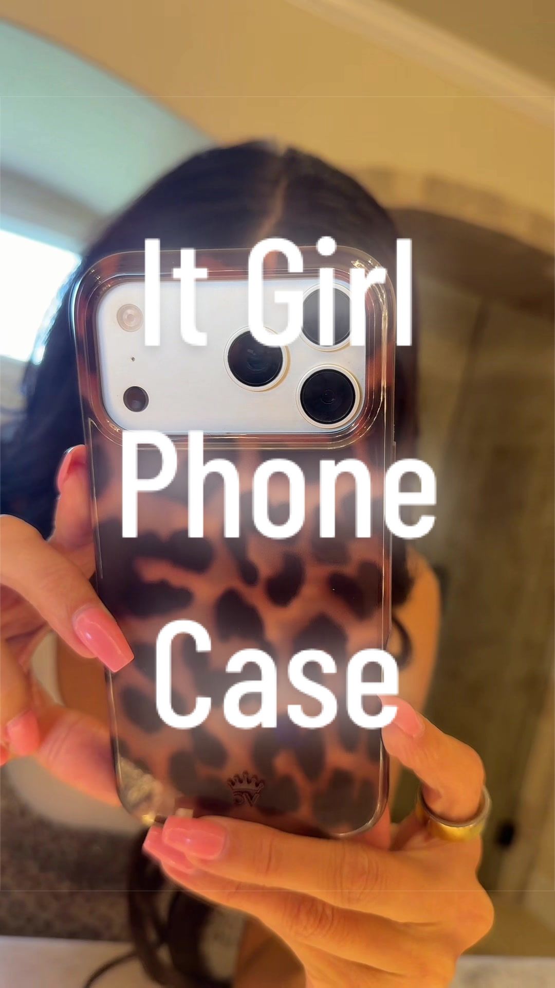 TikTok post by @shop.with.selena for VELVET CAVIAR. Caption reads: [...] a strong durable case is a plus.....