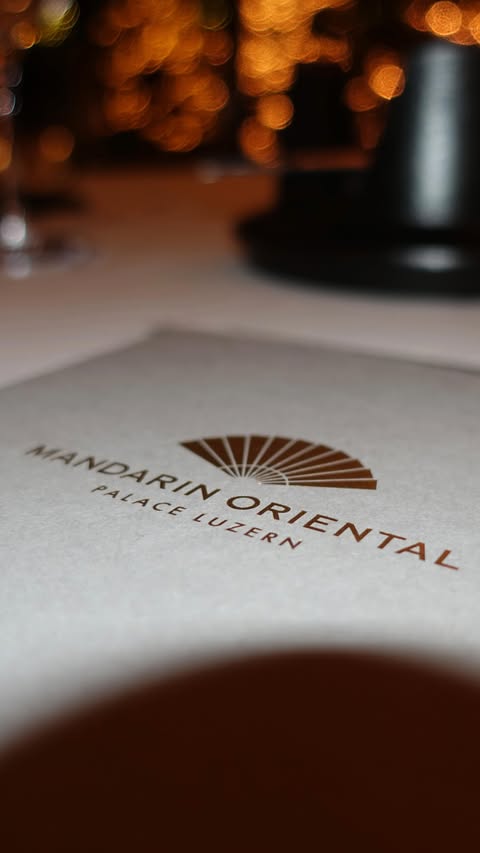 Instagram post by @margaretakacoli for Mandarin Oriental. Caption reads: Fondue season at the Palace Orangerie @mo_luzern....