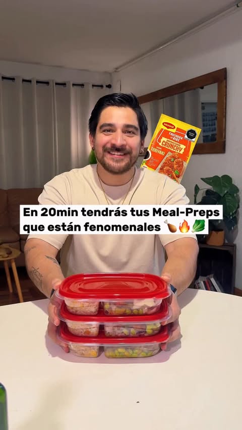 Instagram post by @ale_y_joe for Recetas Nestlé. Caption reads: [...] porción: 📊473kcal - 48P | 7G | 59C....