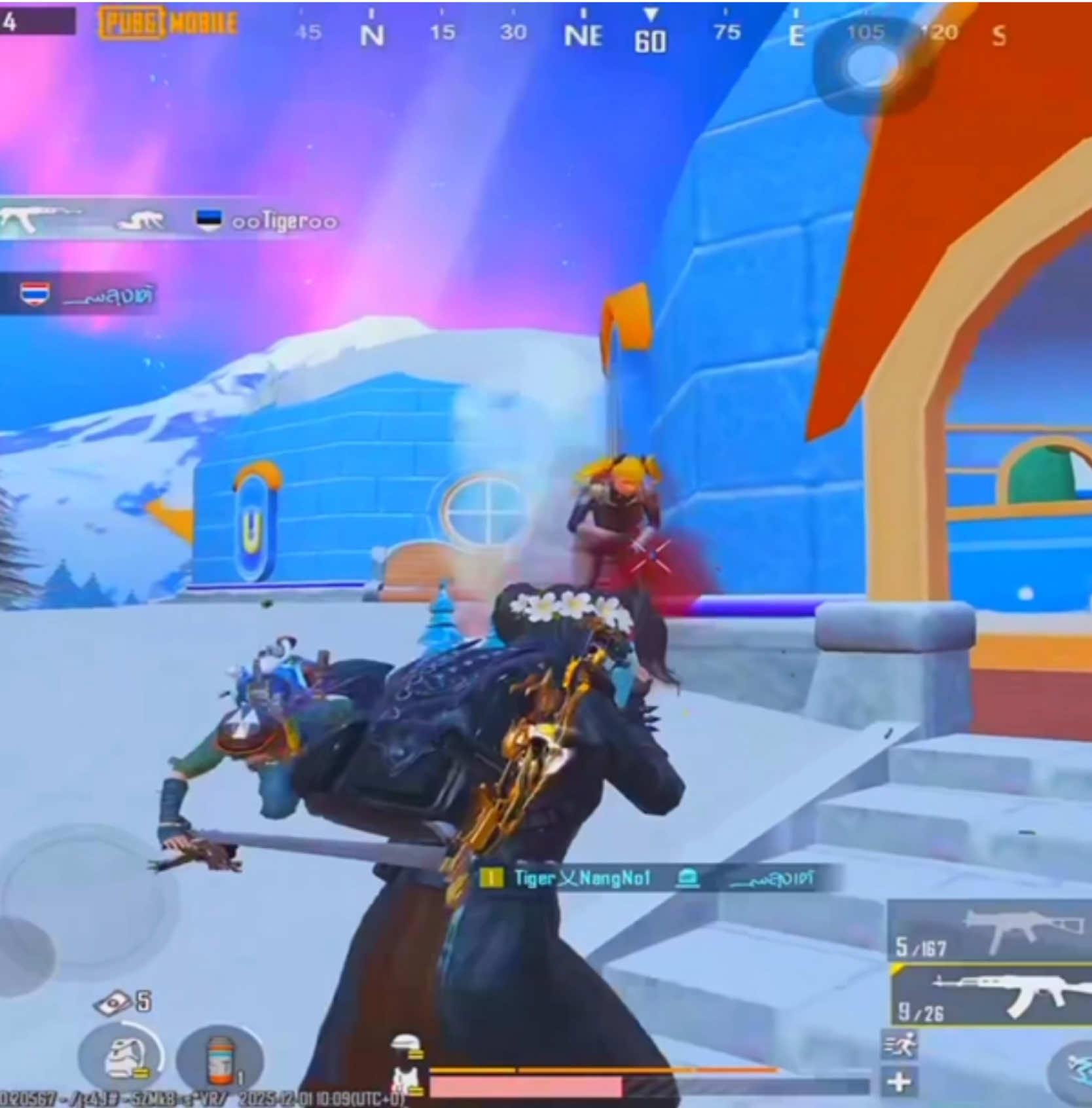 TikTok post by @tiger.myanmarno1 for PUBG MOBILE. Caption reads: [...] @PUBG Mobile Myanmar @PUBG Mobile Thailand....