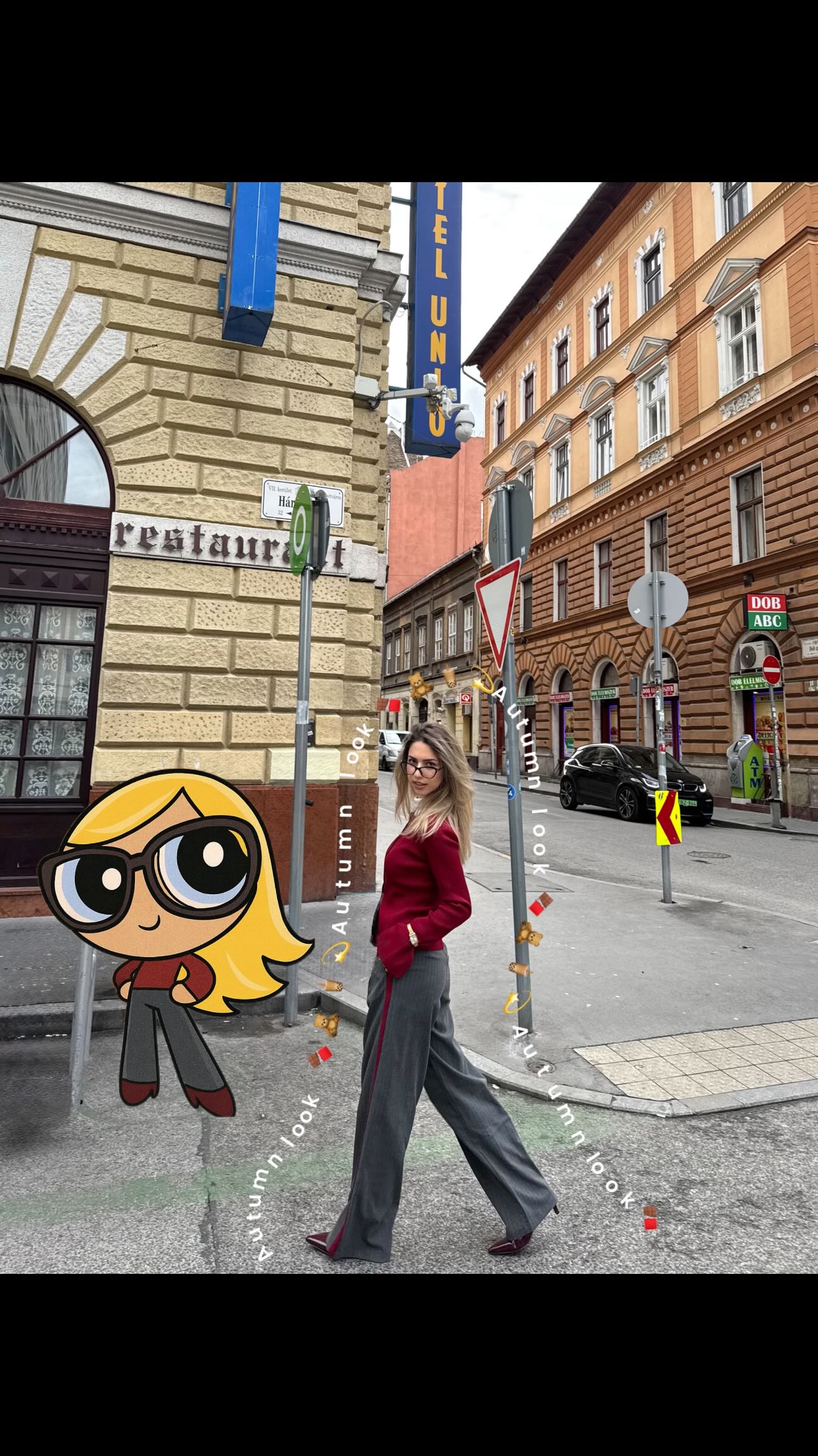 Instagram post by @sallykortava for VivaVideo. Caption reads: My quick video edit using VivaVideo ✨....