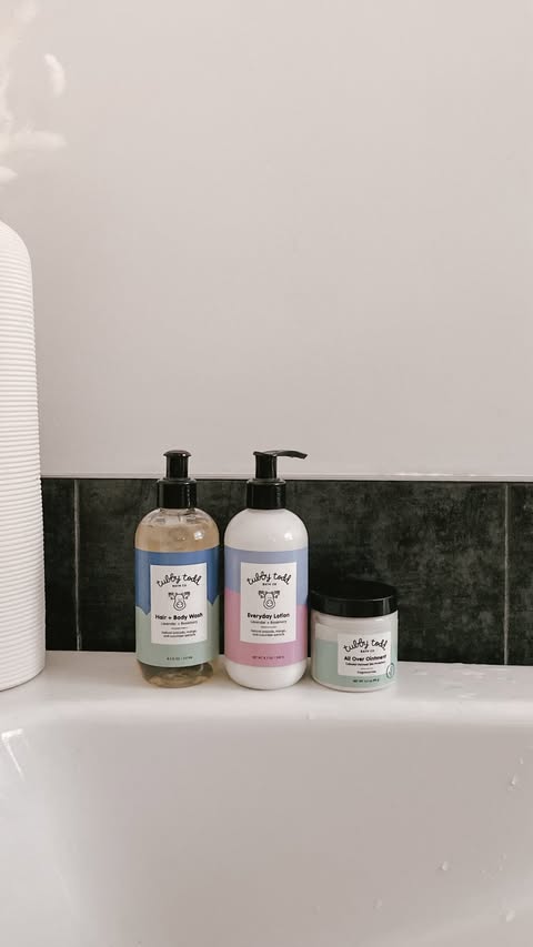 Instagram post by @thebusymommylife for Tubby Todd. Caption reads: [...] out the Regulars Bundle from @tubbytodd, and....