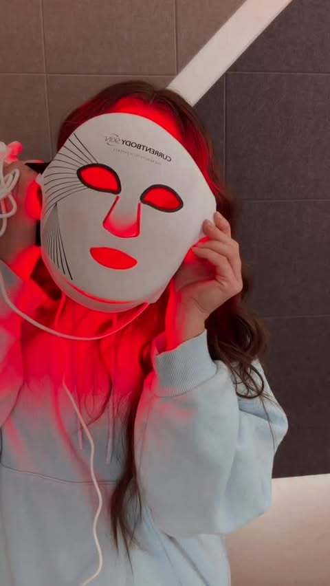 Instagram post by @julia_penfield for currentbody. Caption reads: #ad I’ve been using my @currentbody Series 2 Red....