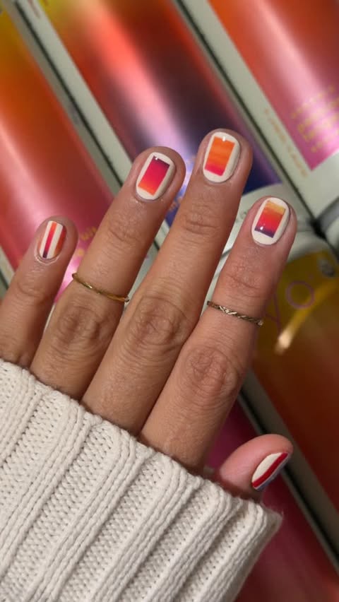 Instagram post by @nonnailartist for hiyo. Caption reads: ad • Starting 2026 strong with a dreamy matching....