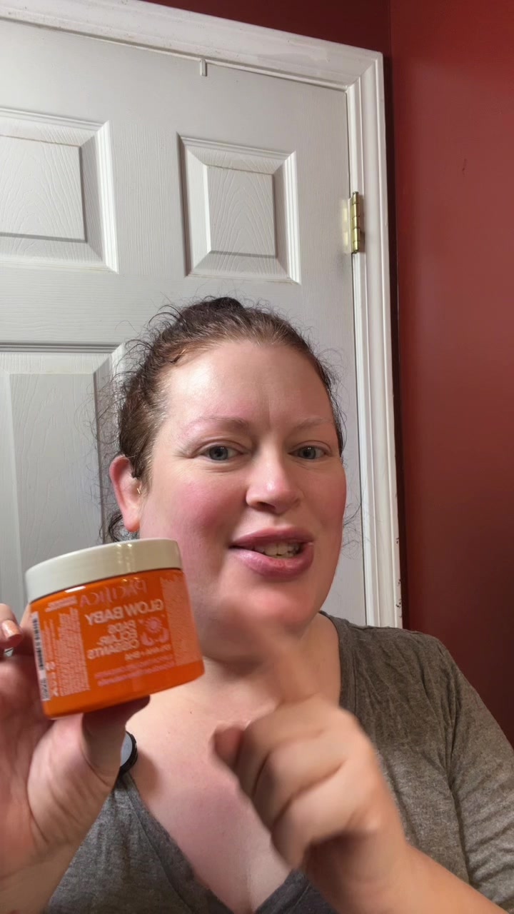 TikTok post by @loricichanowicz for Pacifica Beauty. Caption reads: [...] #GlowRoutine #SkincareTok #PacificaBeauty....