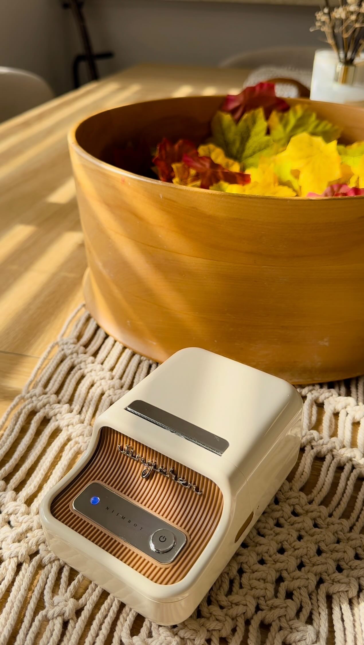 Instagram post by @clovermom_coygirl for NIIMBOT. Caption reads: Lately, I’ve been in full organization mode at....