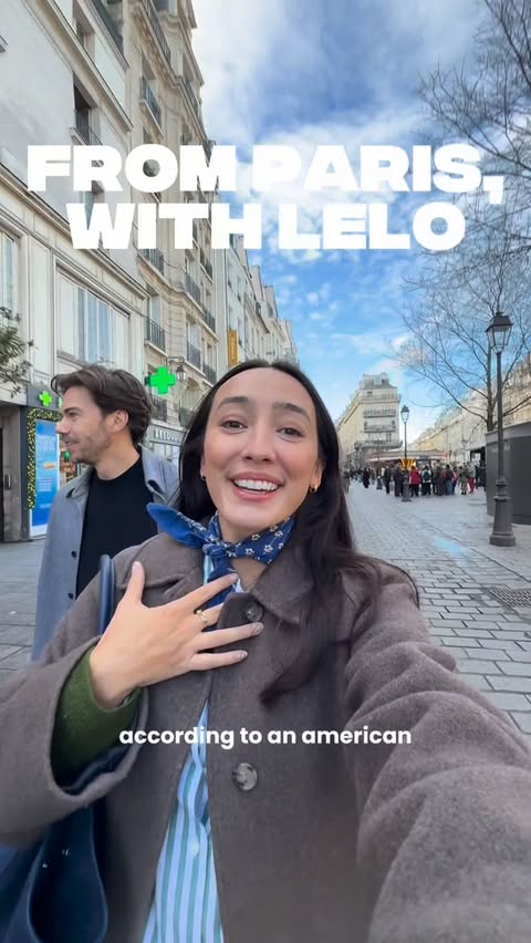 Instagram post by @iamsoldana for LELO. Caption reads: [...] chilly winter days when in Paris. Merci....