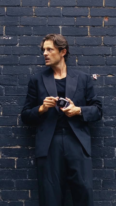 Instagram post by @morganwaterhouse for Armani beauty. Caption reads: [...] With You. Powerfully. @armanibeauty....