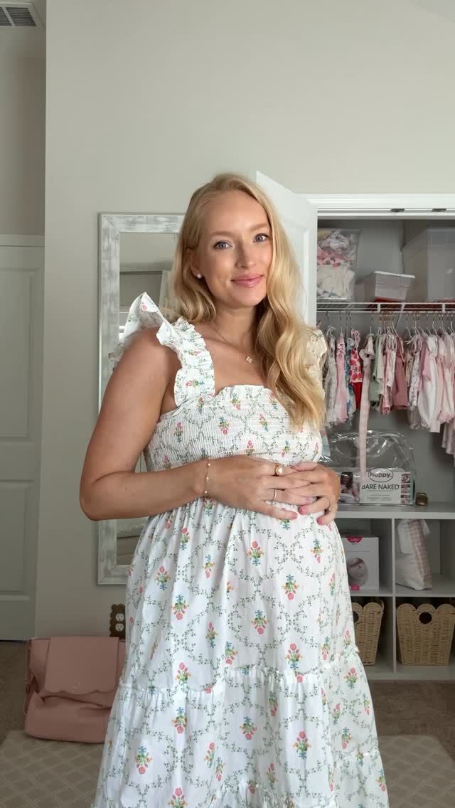 Instagram post by @strawberrychicxo for Bloomingdale's. Caption reads: Sharing a few of our most-used baby gear favorites....