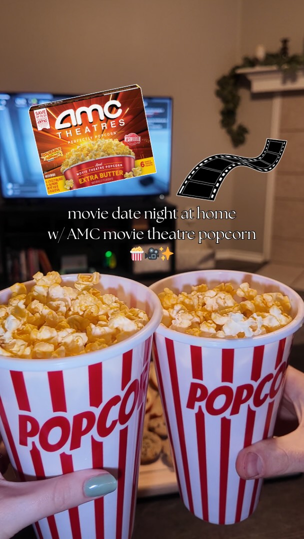 Instagram post by @thesarahbiar for AMC Theatres. Caption reads: [...] with @jacob.campbell_18 thanks to....