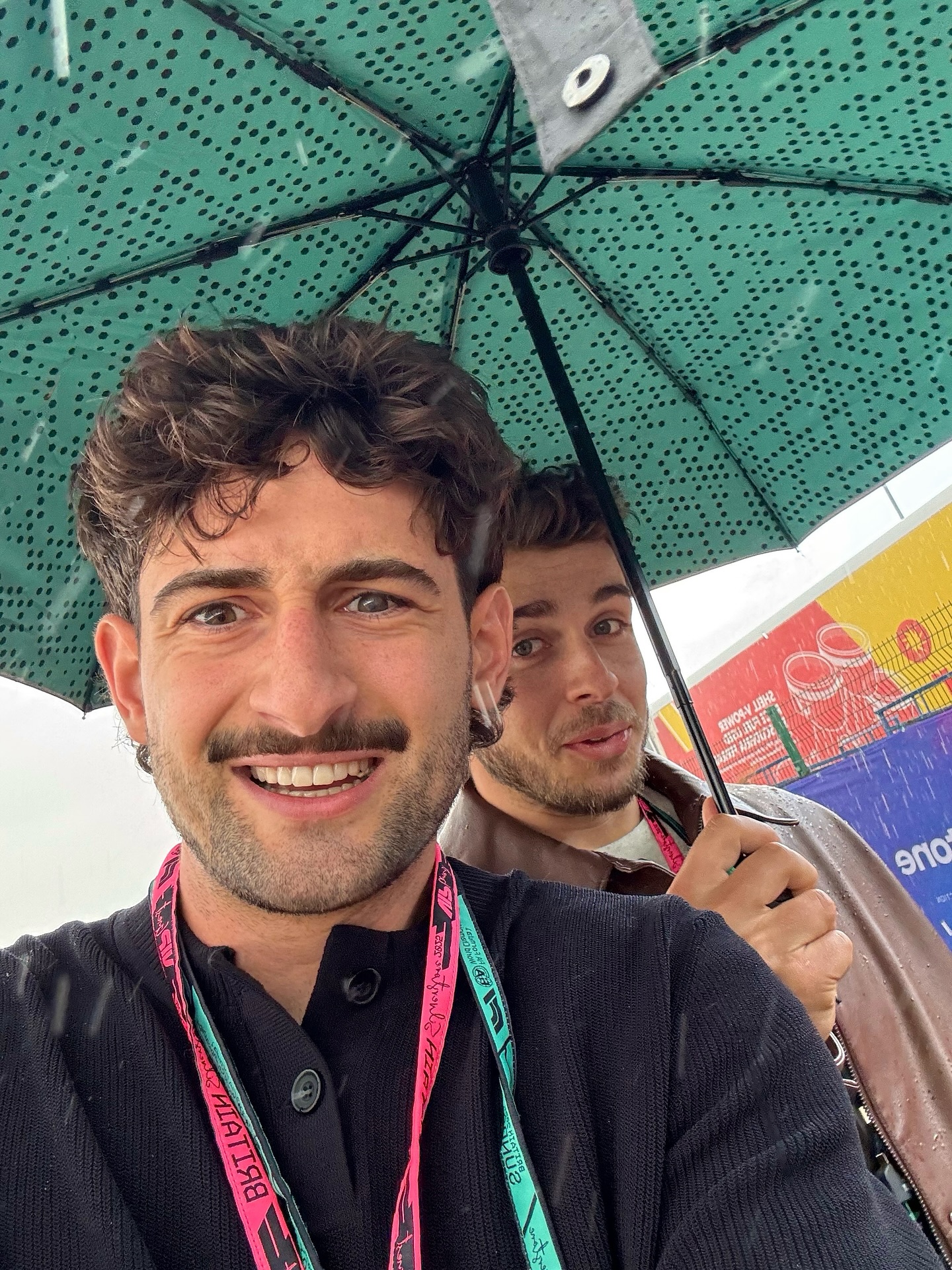Instagram post by @italianbach for Marriott Bonvoy. Caption reads: Silverstone was great but would’ve loved to have....