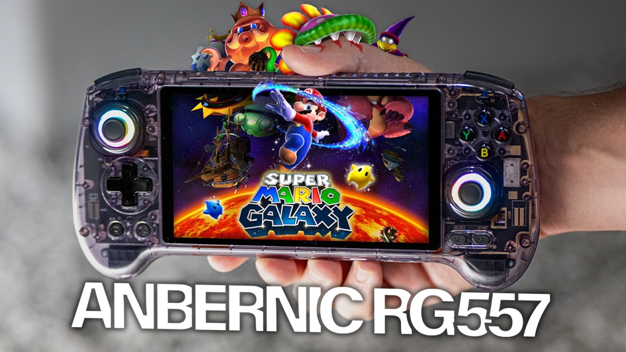 YouTube post by @DaveyG for LITNXT. Caption reads: 5 Things You Need To Know Before Buying Anbernic....