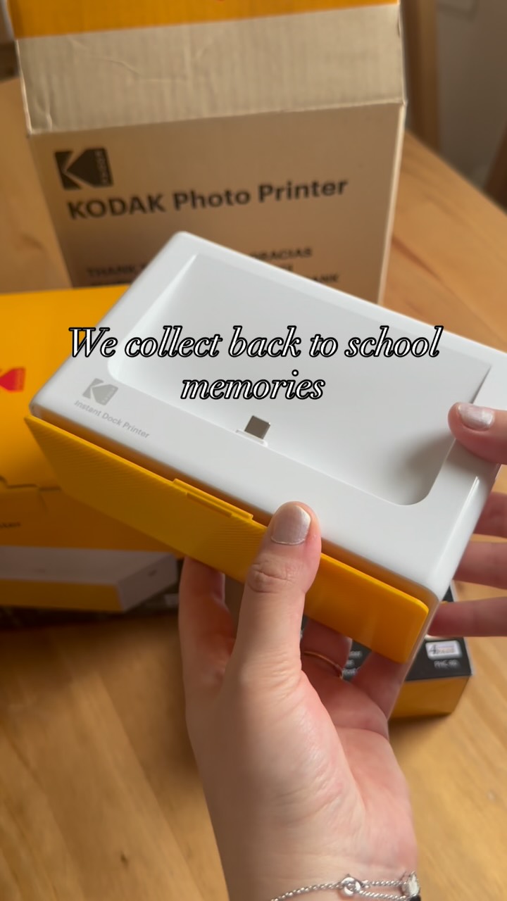 Instagram post by @kardelenserrt for Kodak Photo Printer. Caption reads: Love to capture memories? You absolutely have to....