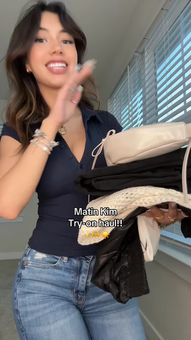 Instagram post by @leanortizzz for MatinKim. Caption reads: My new fave streetwear brand....