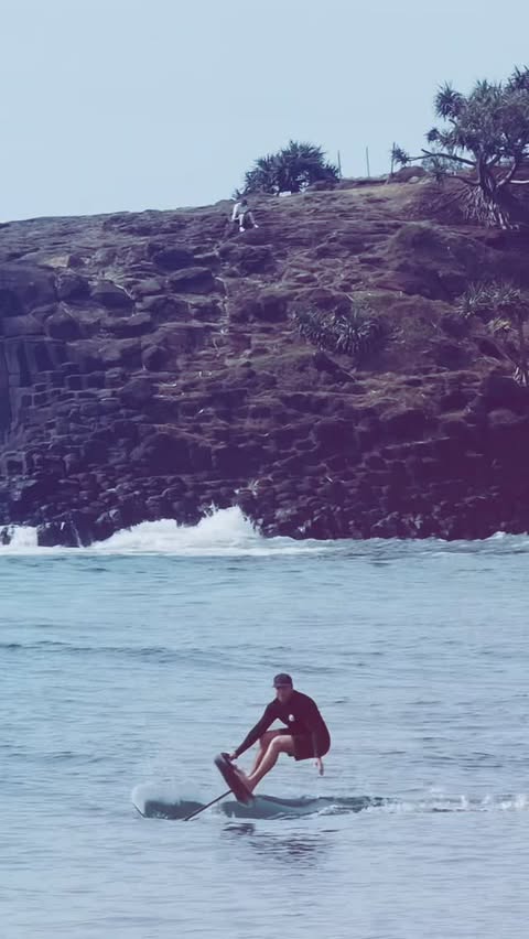 Instagram post by @matty_mcveigh for Fliteboard. Caption reads: [...] ramps. It’s actually so fun on the....