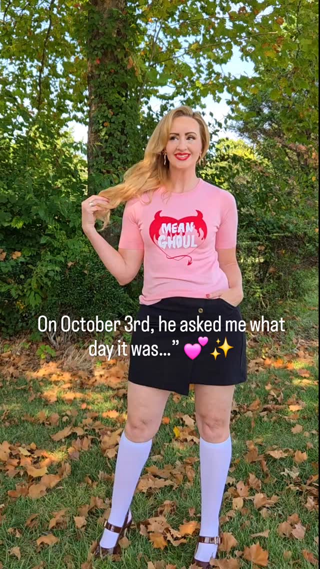 Instagram post by @freshfaceinthecrowd for Unique Vintage. Caption reads: ✨ On October 3rd, we wear pink… and maybe haunt a....