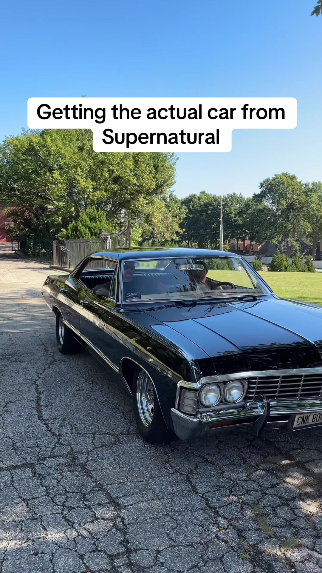 TikTok post by @_itsnate for RYSE Supplements. Caption reads: Apparently Scotty said this is the car from....