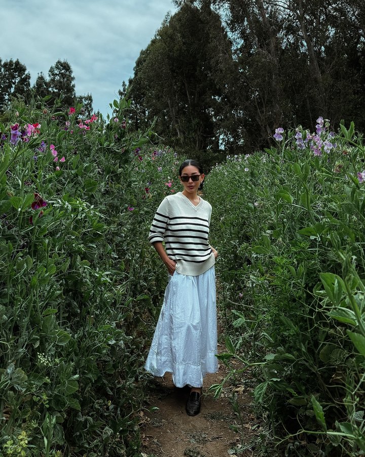 Instagram post by @stephhjelmeseth for Jenni Kayne. Caption reads: [...] you for the lovely Sunday on the farm....