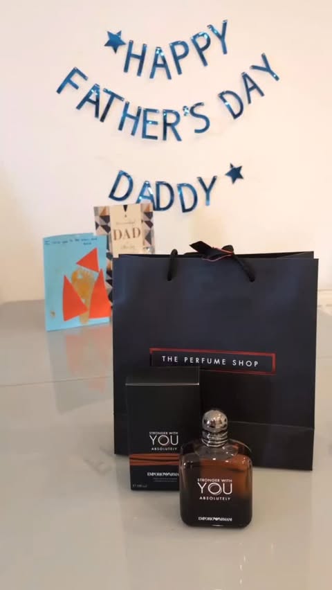 Instagram post by @vanessa93_x for The Perfume Shop. Caption reads: [...] Stronger With You Absolutely from....