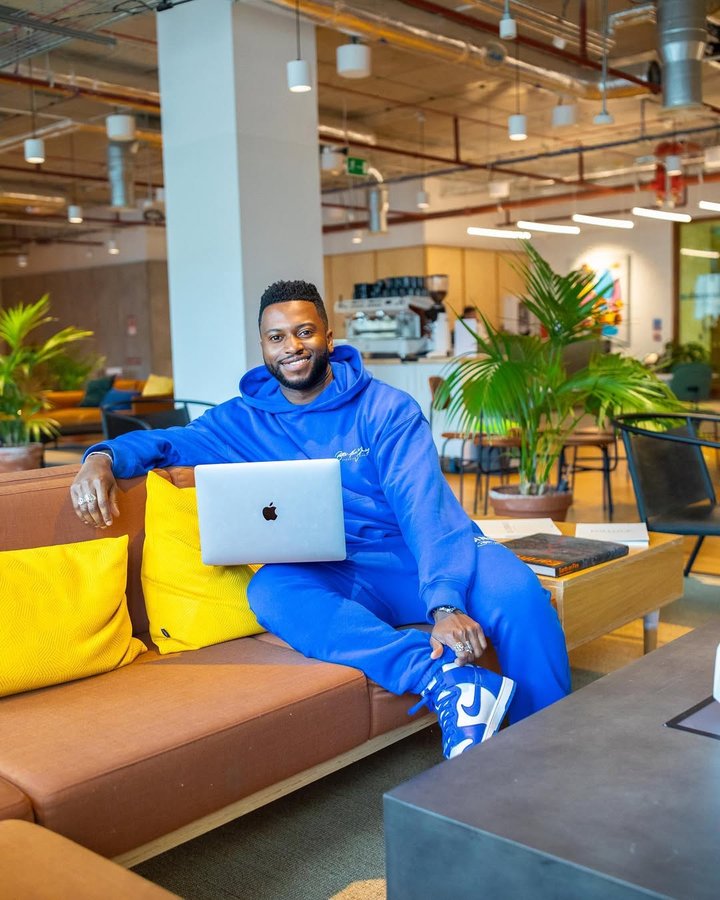 Instagram post by @remiakande for WeWork. Caption reads: #Ad Welcome to my new way to work! @WeWork⁣
⁣
This....