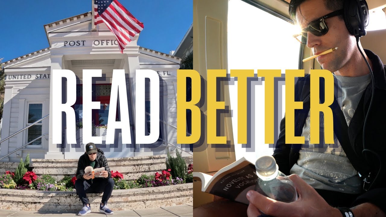 YouTube post by @DailyStoic for Daily Stoic. Caption reads: How To Read Better (10 Rules From Ryan Holiday).