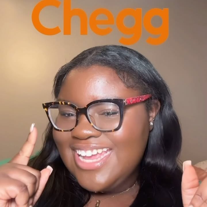 Instagram post by @oreoluwa.lawson for Chegg. Caption reads: #ad comment down below your current major or your....