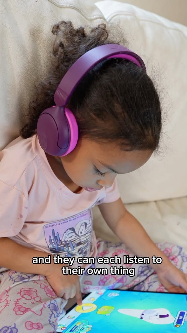 Instagram post by @theewilsons for JLab. Caption reads: [...] but somehow the volume never is 😭 The JLab....