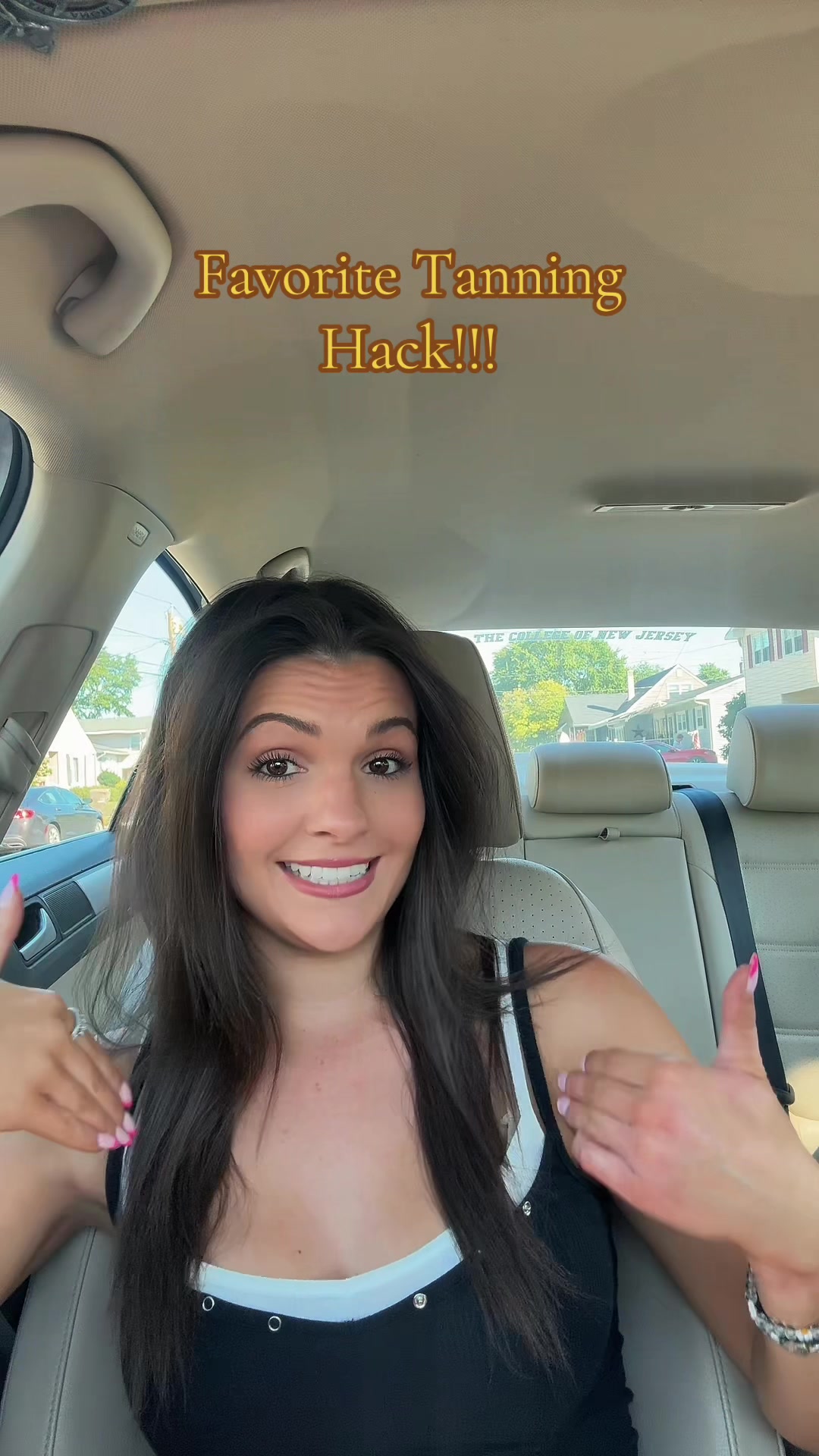 TikTok post by @blessiica for Carroten. Caption reads: A summer hack for my fav glow ☀️💛🥕✨🍊 @Carroten....